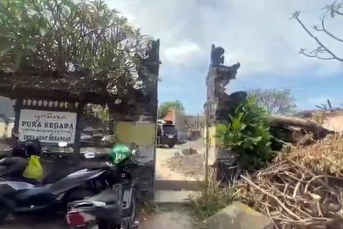 Desa Adat Serangan Perbaiki Parhyangan Pura Segara 1