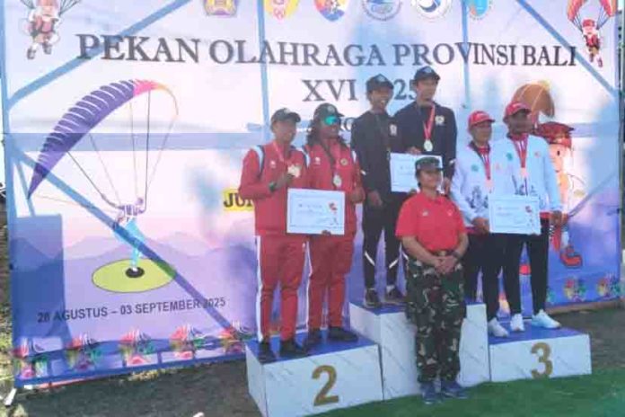 Emas Paralayang Porprov Bali 2025 Dikuasai Klungkung 1