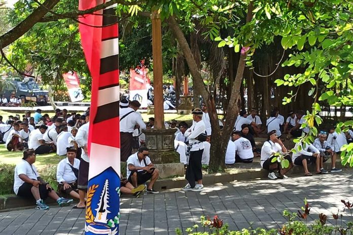 Pascademonstrasi, Puspem Badung Dijaga Ketat Ratusan Pecalang Dan Polisi 1
