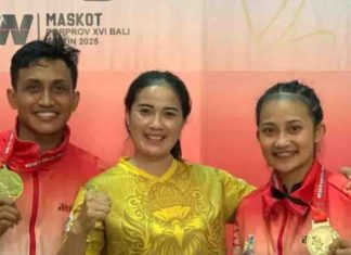 Pesilat Bangli Sabet Dua Medali Emas, Gianyar Juara Ganda Putri