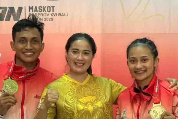 Pesilat Bangli Sabet Dua Medali Emas, Ginyar Juara Ganda Putri 1