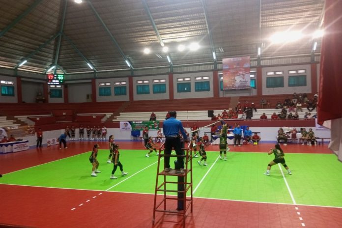 Porprov Bali XVI 2025, Tim Voli Indoor Karangasem Bungkam Jembrana 1