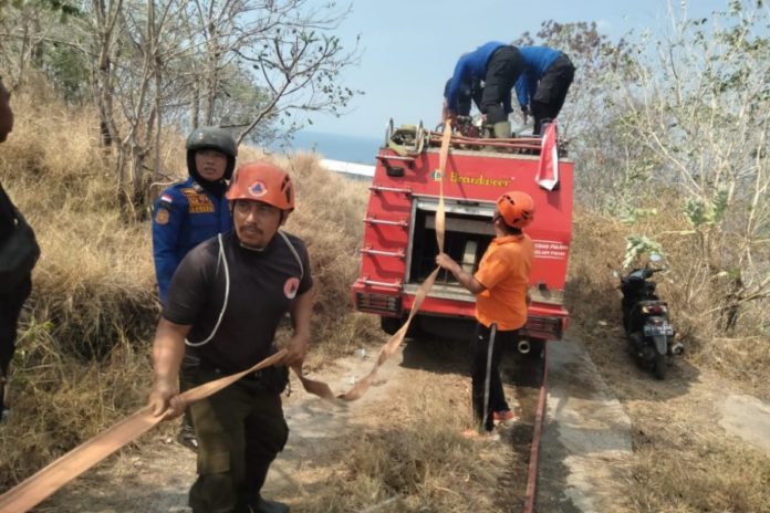 Puluhan Hektare Hutan Desa Di Sumberkima Terbakar 1