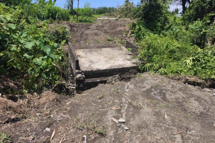 Senderan Jembatan JUT Gelgel Jumpai Jebol 1