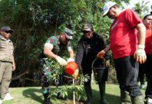 1.500 Bibit Pohon Ditanam di Hilir Pura Pekendungan