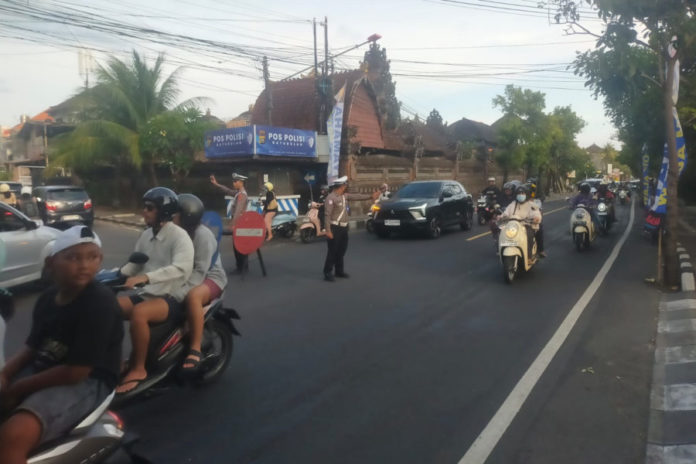 Antisipasi Kepadatan Lalin Di Hari Libur, Satlantas Polres Gianyar Antisipasi Sejumlah Jalur 1