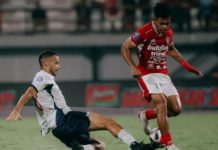 Bali United dan Persita Berbagi Poin