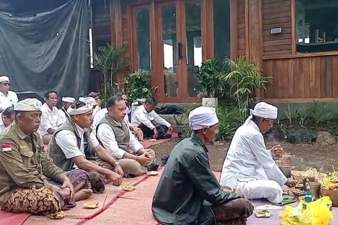 BKSDA Bali Gelar Upacara Bendu Piduka Di Lokasi Pembangunan Di Hutan TWA Penelokan 1