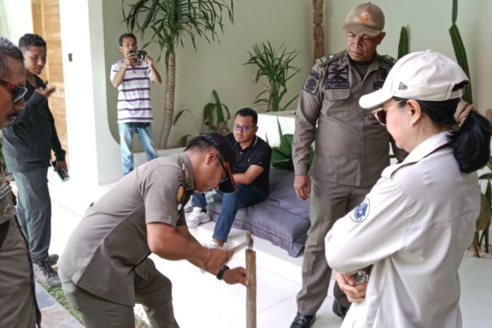 Caplok Sempadan Sungai Di Canggu, Satpol PP Badung Ancam Bongkar Paksa 1