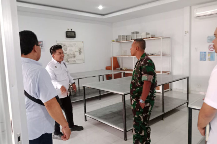 Dandim 1616/Gianyar Tinjau Pelaksanaan Program MBG Di SPPG Keramas 1