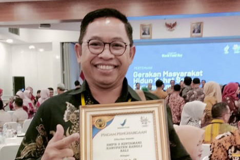 Dukung Ciptakan Jajanan Sehat Di Sekolah, SMPN 3 Kintamani Raih Prestasi Nasional 1