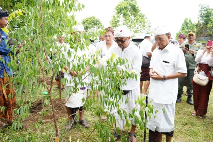 Gubernur Koster Tinjau Taman Gumi Banten Dan Usadha Di Besakih 1