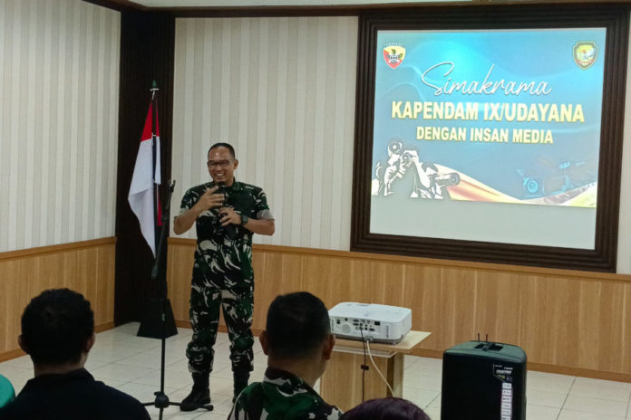 Kapendam Kodam IX/Udayana Perkuat Sinergi Dengan Insan Media 1