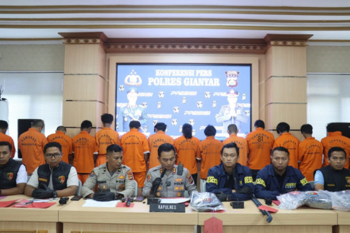 Polres Gianyar Rilis Kinerja Ungkap Kasus Pidana Selama Dua Bulan 1