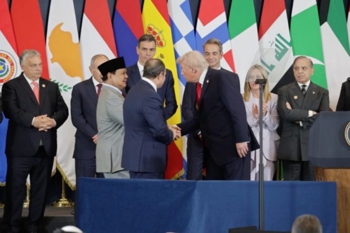 Prabowo Disambut Tepuk Tangan Meriah Pemimpin Dunia Saat Disebut Trump Di KTT Perdamaian Gaza 1