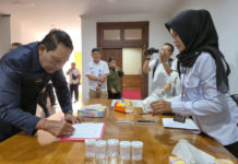 Puluhan Anggota DPRD Badung Jalani Tes Urine