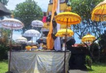 Pura Penataran Agung Puncak Gunung Kembar Kenusut Kembali Gelar Nadi Ida Betara Tedun Kabeh