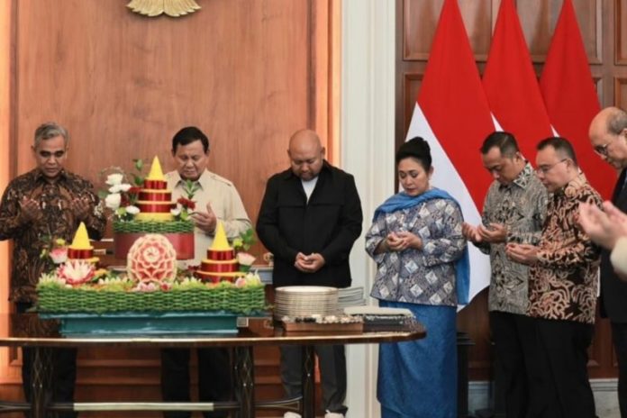 Syukuran HUT Ke 74 Prabowo Subianto Digelar Di Istana Negara 1