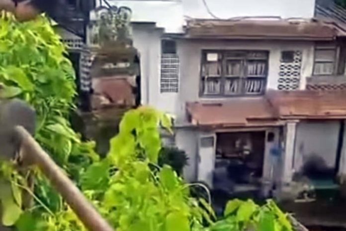 Diawali Suara Gemuruh, Gudang Kantor Bank Di Ubud Tergerus Saat Hujan Deras 1