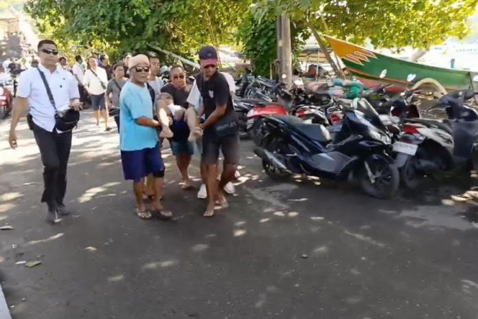 Diduga, Tenggelam, Mayat Lansia, Ditemukan, Mengambang, Perairan Padangbai 1