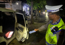 Ditabrak Bus, Pemotor Asal Pohsanten Tewas