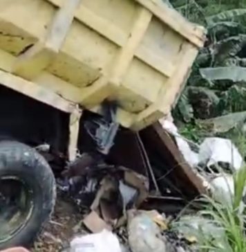 Viral di Medsos, Dua Truk Kedapatan Buang Sampah di Bawah Shortcut Megati