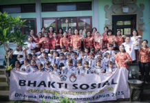 DWP Kabupaten Bangli Rayakan HUT ke-26 dengan Aksi DWP Mengajar dan Bhakti Sosial