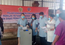 Habis Masa Retensi, Dishub Gianyar Musnahkan Ribuan Arsip