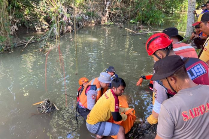 Hari Ketiga Pencarian, Korban Hanyut Di Sungai Batu Dendeng Ditemukan Di Sukawati 1