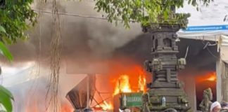 Hari Suci Galungan, Kios Pasar Menanga Kembali Terbakar