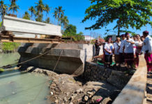 Jadi Akses Pariwisata Baru, Jembatan Tukad Asangan Mulai Diperbaiki