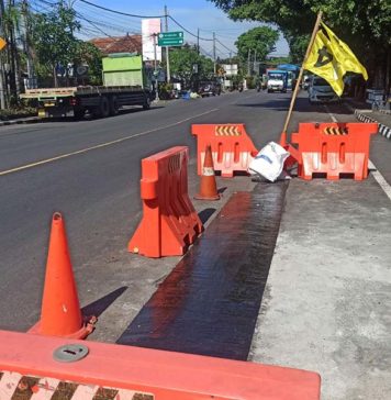 Jelang Nataru, Jalan Rusak di Jembatan Ijogading Ditambal