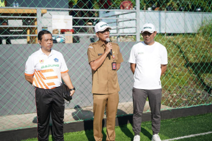 Meriahkan HUT Ke 16 Mangupura, Pemkab Badung Gelar Turnamen Mini Soccer Antar OPD 1