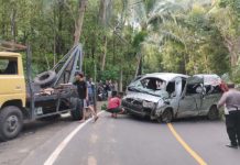 Mobil Rusak Parah, Disebut Sejumlah WN China Tewas dalam Lakalantas di Padangbulia