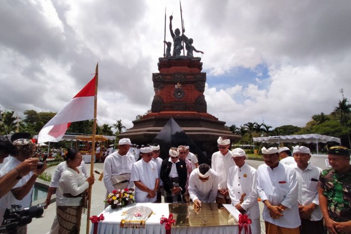 Monumen Perjuangan Puputan Badung Dipelaspas, Ini Alasan Pilih Momen Sugihan Bali 1