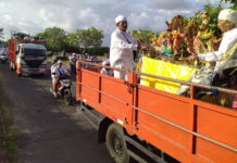 Nyanggra Piodalan, Ida Batara dari 18 Pura Lunga ke Pura Sakenan