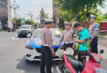Operasi Zebra Agung, Polres Gianyar Kedepankan Tindakan Humanis