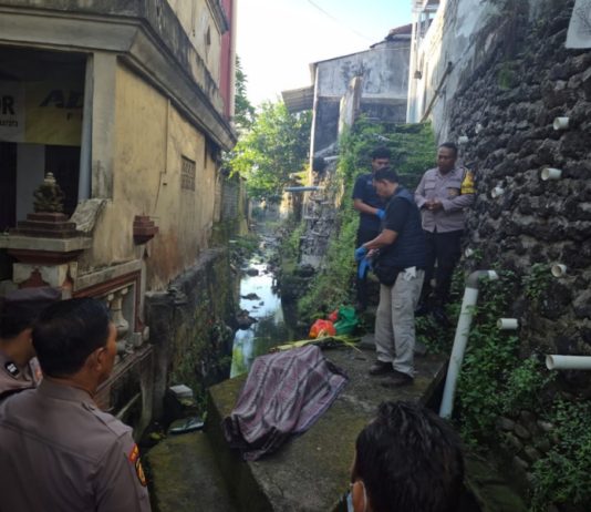 Pamit ke Pasar, Lansia Ditemukan Meninggal di Tukad Guming