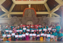 Pasraman Desa Adat Keramas Didik Puluhan Anak Dalam Penguatan Budaya dan Agama Hindu