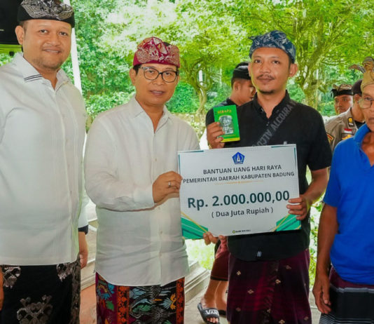 Pemkab Kembali Beri Bantuan Hari Raya Galungan, Ringankan 83 Ribu Krama Badung