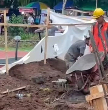 Penataan Fasilitas Lapangan Alit Saputra Dilanjutkan