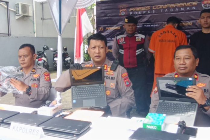 Pencurian Di SMPN 5 Baturiti Terungkap, Pelaku Ditangkap Saat COD 1