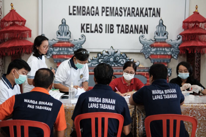 Ratusan Warga Binaan Lapas Tabanan Jalani Skrining HIV 1
