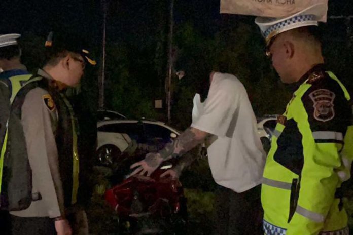 Razia Di Kuta, Puluhan Motor Berknalpot Brong Diamankan 1