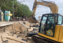 Rusak Dihantam Rob, Pedestrian Pantai Kuta Dirapikan