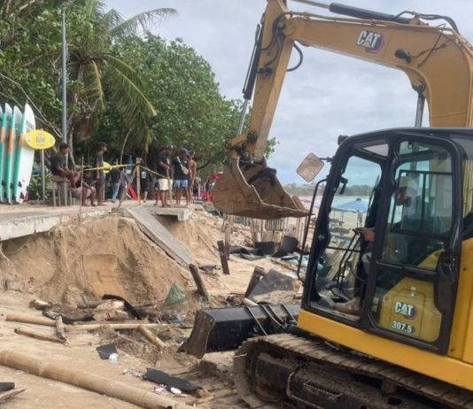 Rusak Dihantam Rob, Pedestrian Pantai Kuta Dirapikan