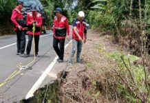 Sejumlah Ruas Jalan di Tabanan Rusak Usai Hujan Deras