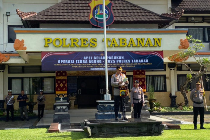 Selama Operasi Zebra Agung 2025, Polres Tabanan Prioritaskan Ini 1