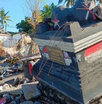 Setahun Hancur Dirongrong Abrasi, Tugu Perjuangan Pebuahan Belum Dibangun