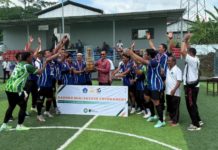 Turnamen Mini Soccer Antar OPD Pemkab Badung, Tim Gabungan Disdikpora, Disbud, Dispar Raih Juara I